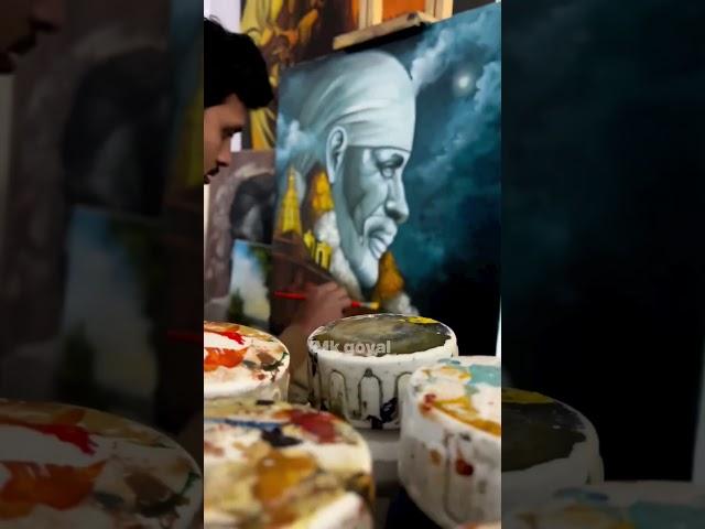 Sai baba painting | OM SAI RAM