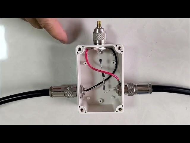 Coaxial cable magnetic loop antenna