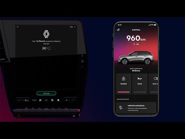 synchronize your My Renault account with your vehicle