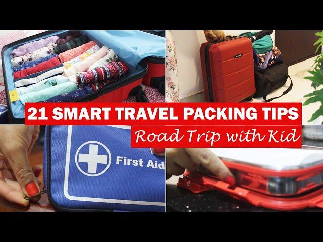 21 smart travel packing tips | Organized travel packing tips | Things to Carry While Travell