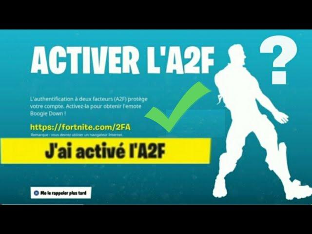 COMMENT ACTIVER L'A2F FORTNITE SUR [NINTENDO SWITCH, PS4]