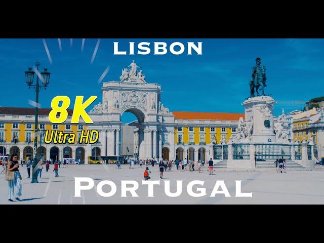 Commerce Square Lisbon Portugal in 8K UHD