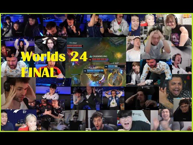 Reactions to T1 winning Worlds | Worlds 2024