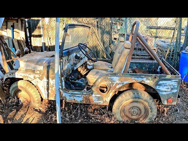 Sitting 30 years Will It Run? 1965 Jeep w/ Buick Odd Fire "Dauntless" V6 - NNKH