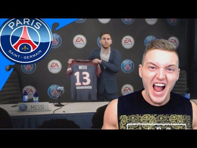 PSG FIFA 18 CAREER MODE #1 - MESSI JOINS NEYMAR AND SIGNS FOR PSG!!