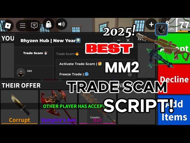 [NEW] BEST MM2 TRADE-SCAM SCRIPT! (PASTEBIN) | WORKING | MURDER MYSTERY 2 | 2025 