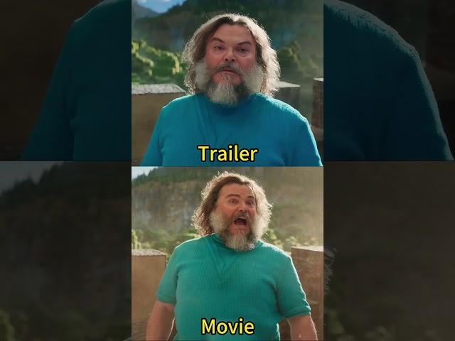 "I am Steve" A Minecraft Movie Trailer VS Movie Comparison