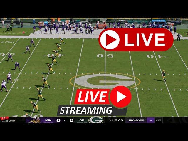 Green Bay Packers vs Vikings LIVE Game Stream NOW (2024)  