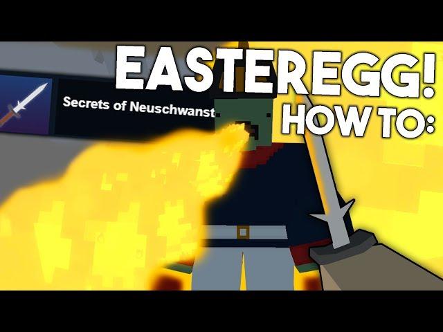 HOW TO Complete the NEW EASTER EGG ACHIEVEMENT! (Unturned Secret of Neuschwanstein)