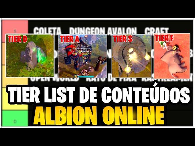 TIER LIST DOS MELHORES CONTEÚDOS PARA GANHAR PRATA E FAMA  - Albion Online