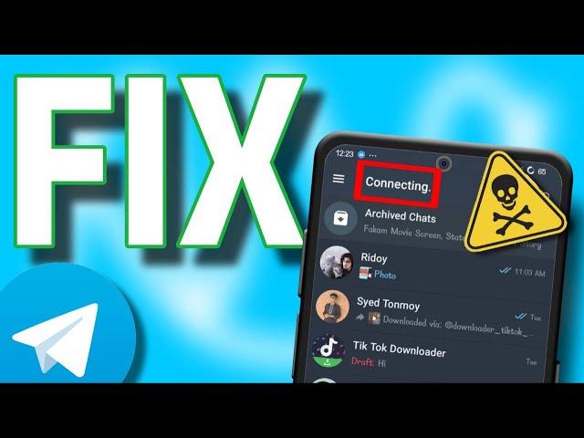 How To Fix Telegram Connecting Problem (2024) || Tech Wash