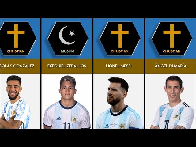 Religion of Argentina Football Players  Muslim Christian Buddhism ️️️