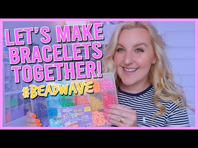 LET'S MAKE BEADED BRACELETS TOGETHER!! (DIY VSCO/KANDI/ PONY BEAD BRACELETS)  #BEADWAVE