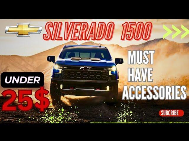 Must have Accessories for Chevy Silverado 1500 | Mods for Chevy Silverado,   Silverado1500 upgrades