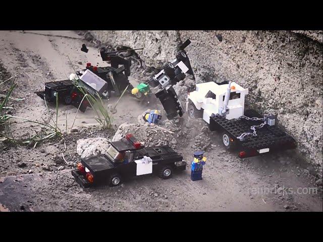 LEGO City Police Crash Compilation 1000 fps slow motion