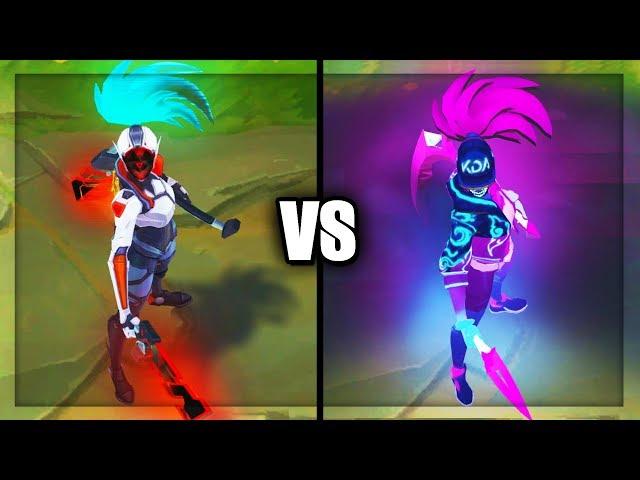 PROJECT: Akali vs KDA Akali Epic Skins Comparison (League of Legends)