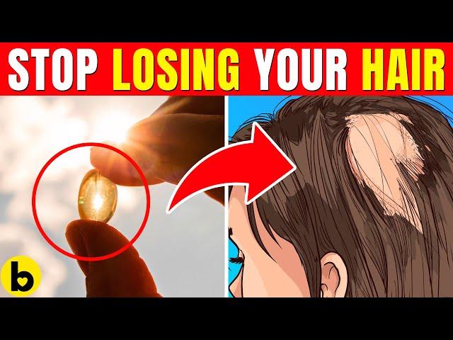 7 TOP Vitamins To Help You Stop Losing Your Hair