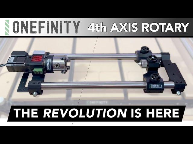 Welcome To The REVOLUTION! Introducing Onefinity CNC's 4th Axis Rotary