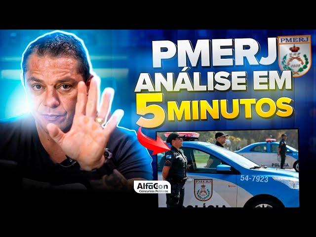 Concurso PMERJ 2023 - Análise do edital em 5 minutos com Evandro Guedes - AlfaCon