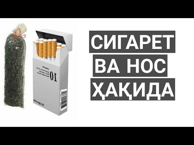 Сигарет ва нос Ҳақида