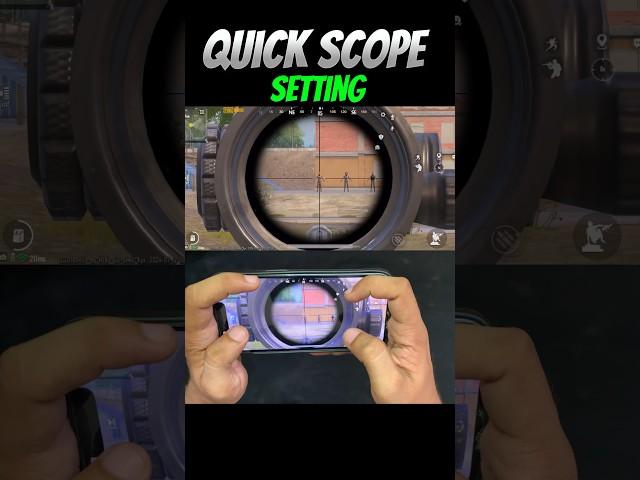 Quick scope sniper settings#pubgmobile #bgmi #bgmitipsandtricks #pubg