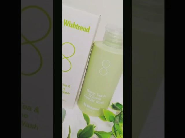 By Wishtrend Green Tea Enzyme & Powder Wash -#doublecleansing  #skincareroutine