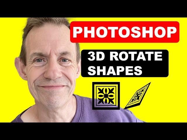 3D Rotation / Rotate Of Shapes In Photoshop How To