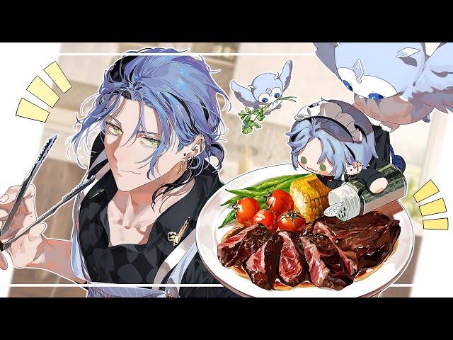 【COOKING HANDCAM】 A5 WAGYU STEAK COOKING 【NIJISANJI EN | Hex Haywire】