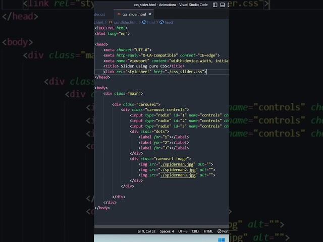 How to create image slider without using javascript. Full video on programing with abhishek
