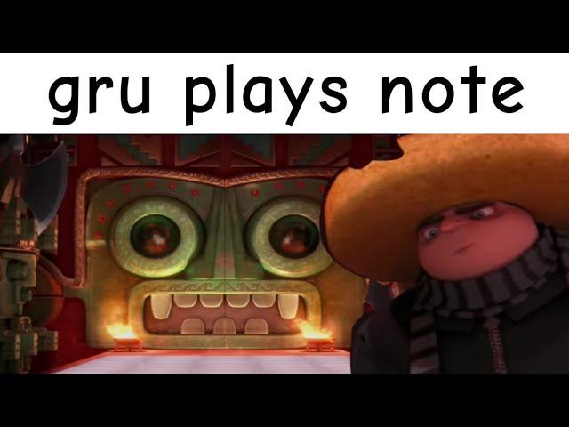 gru plays note