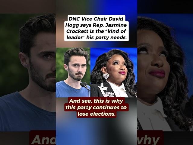 David Hogg Praises Rep. Jasmine Crockett as Key Leader