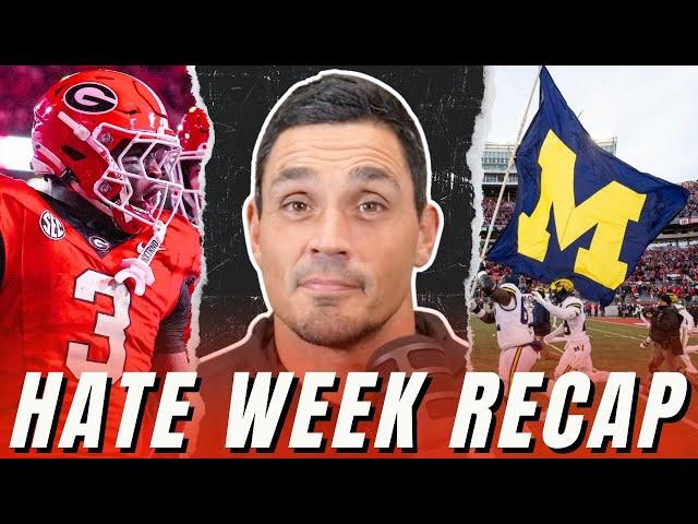 Michigan-Ohio State, Texas-Texas A&M, Georgia Tech-Georgia | CFB Playoff Picture | Week 14 REACTION