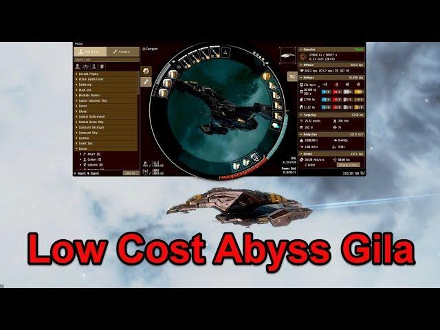 EVE Online Cheap Gila Fit for Tier 1-3 Abyss Sites - Alpha Clone Approved