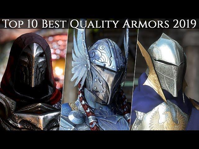 Top 10 Best Armors of Insane Quality with Mod List (1440p) | Skyrim SE Ultra ENB Graphics