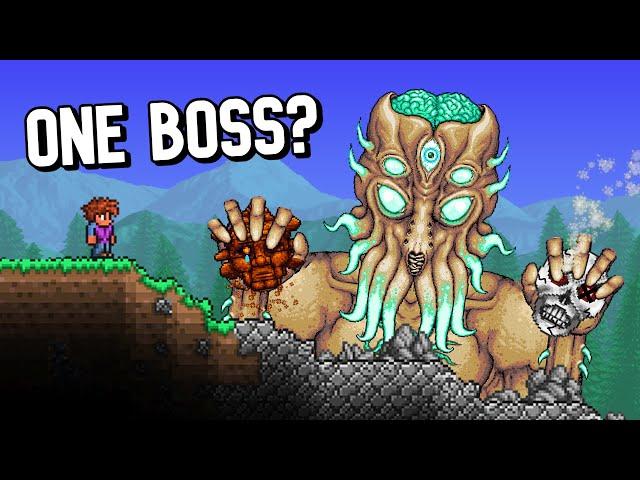 Terraria, but Moon Lord is the only Boss...