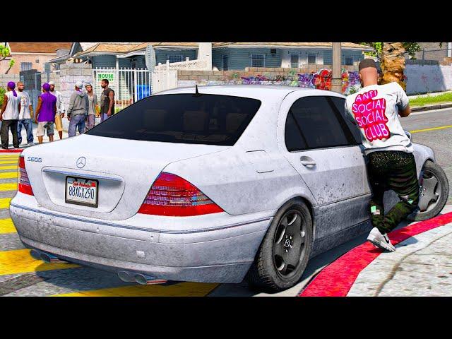 РЕАЛЬНАЯ ЖИЗНЬ В GTA 5 - НАЧАЛО НОВОЙ ЖИЗНИ! КУПИЛ ОТМЫЧКУ И УГНАЛ MERCEDES S600! ВОТЕР