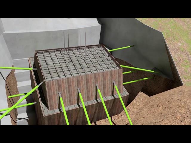 Bridge Abutment Construction Simulation