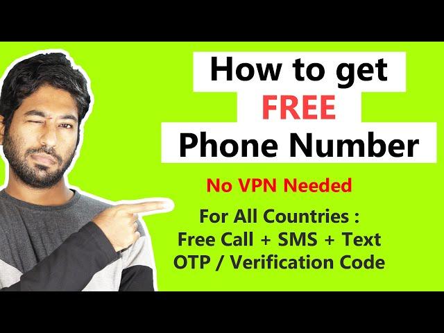 How to get a FREE Phone Number without VPN - Free Virtual Phone Number for Verification