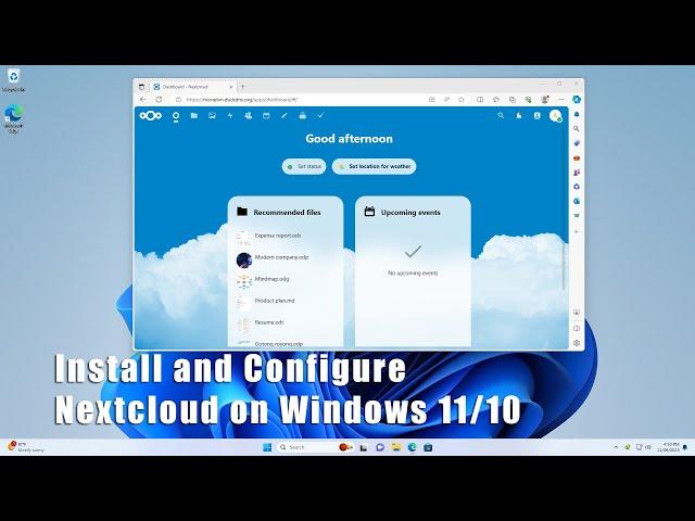 How to install and configure NextCloud on Windows 11/10
