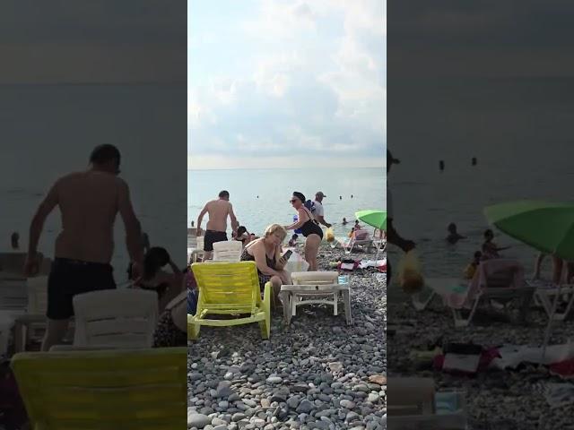 Грузия. Батуми пляж. Georgia Batumi. Beach.