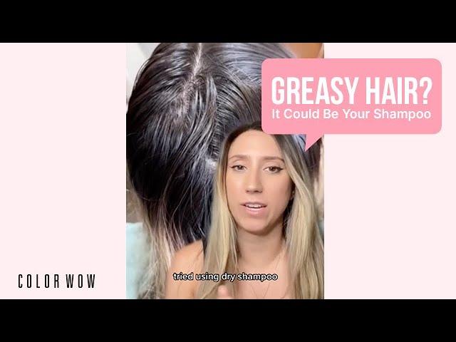 Say Goodbye to Greasy Hair with Color Wow Color Security Shampoo | See the Difference After 1 Wash