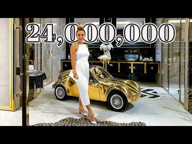 24,000,000 Dubai Golden Villa - Cavalli Style