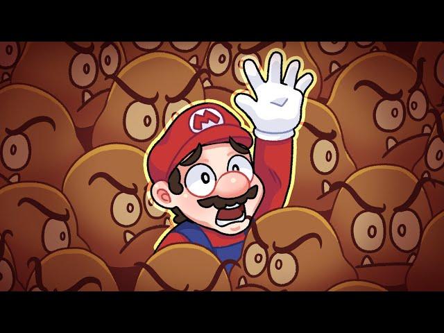 Mario Odyssey but 4 Goombas Spawn Every Second