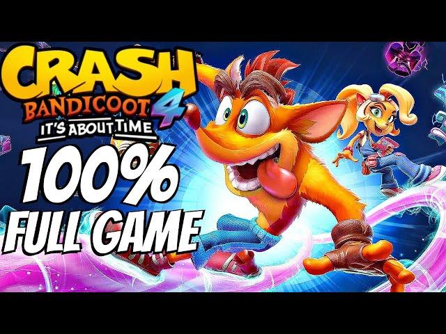 CRASH BANDICOOT 4 Gameplay Walkthrough 100% Complete All Boxes, All Gems, N. Sanely Relics FULL GAME