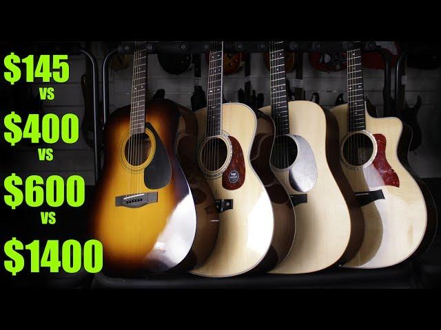 Cheap vs Expensive Guitar | 145$ VS 400$ VS 600$ VS 1400$