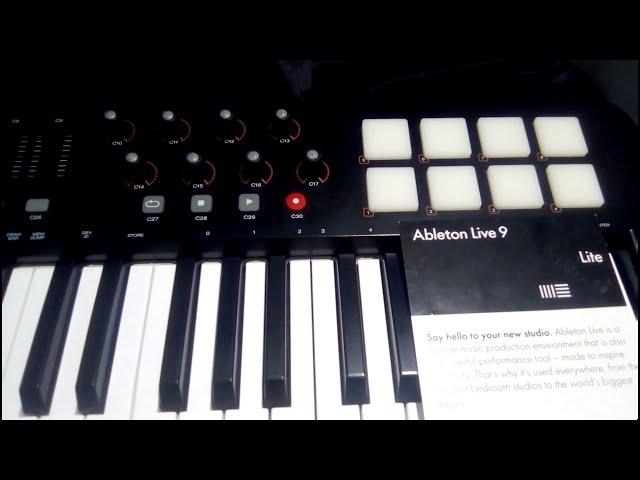 Настройка Pads (Пэды) MIDI клавиатуры Oxygen 49/61 в секвенсоре Ableton Live.