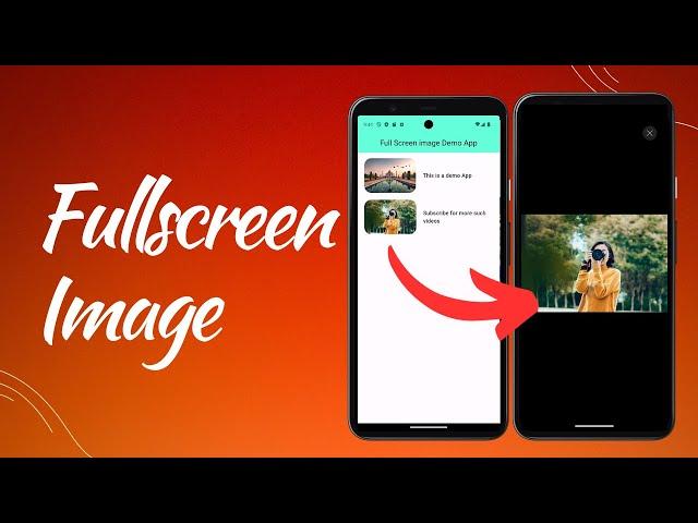 Full Screen Image on Tap in Flutter | Flutter Packages