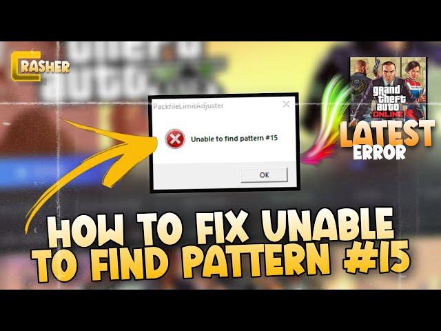 How to Fix Unable To Find Pattern #15 | Latest Criminal Enterprise Update Solve | #crowncrasher