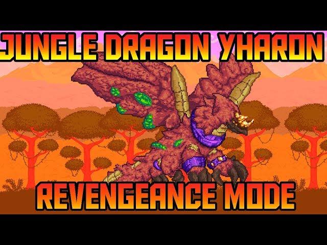 How to Easily Beat Yharon in Revengeance mode! Terraria Calamity Mod Boss Guide!