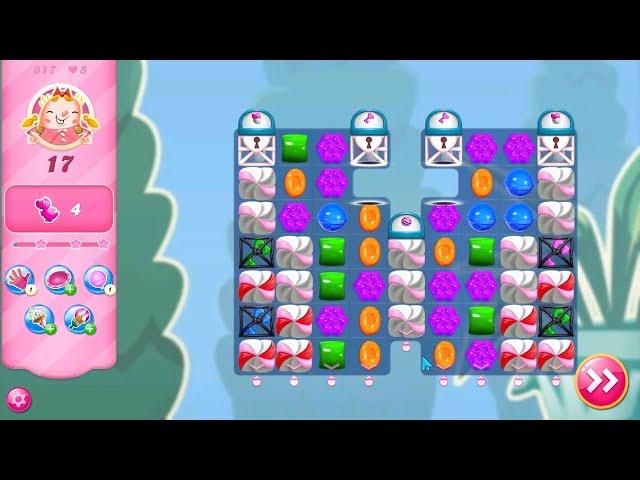 Candy Crush Saga LEVEL 817 NO BOOSTERS (new version)